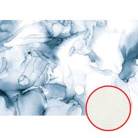 Фреска Ortograf Fluid art 21129 Фактура флок FLK Флизелин (3,9*2,7) Синий/Белый, Абстракция арт-21129 (флок FLK) — фото 1, Фрески