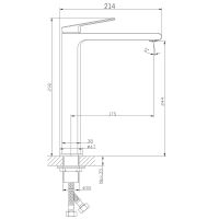 Товар: Смеситель для раковины Orange Gauss Черный матовый арт-M30-121b - фото 7 Смеситель для раковины Orange Gauss Черный матовый арт-M30-121b — фото 7, Смесители для раковины