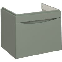 Тумба под раковину Runo Афина 60 подвесная Цемент арт-00-00001205 — фото 2, Тумбы под раковину