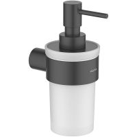 Дозатор для жидкого мыла Aquatek Лира Черный матовый арт-AQ4405MB — фото 1, Дозаторы