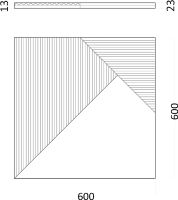 Гипсовая 3д панель Artpole Platinum Fields 4 матовая 600x600 мм арт-MD-0008-4 — фото 10, Гипсовые 3Д панели
