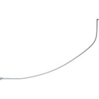 Карниз для ванны 1MarKa Lil 140x90 Хром арт-05лил1490 — фото 1, Карнизы для ванной