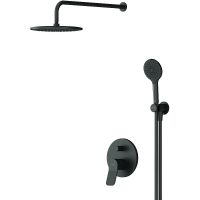 Душевая система AM.PM X-Joy Черная арт-FB85A1RH22 — фото 3, Встраиваемые душевые комплекты