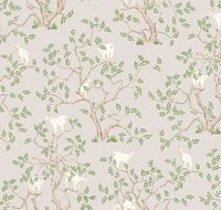 Обои LOYMINA Origins Винил на флизелине (1*10,05) Бежевый/Зеленый, Деревья/Животные арт-ALS5 008 — фото 2, Обои для стен