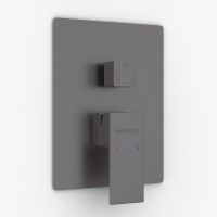 Душевая система Berges Nardis 3S Оружейная сталь арт-071012 — фото 6, Встраиваемые душевые комплекты