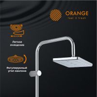 Душевая система Orange Хром арт-S12cr — фото 2, Душевые стойки