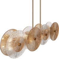 Подвесной светильник Maytoni Modern Aster Прозрачный Золото арт-MOD007PL-08G1 — фото 4, Подвесные светильники