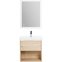 Тумба под раковину BelBagno Neon 60 подвесная Pino Bianco арт-NEON-600-1C-SO-PB — фото 6, Тумбы под раковину