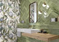 Керамическая плитка Mainzu Rev.Cinqueterre emerald настенная 10х30 см арт-919369 — фото 3, Керамическая плитка