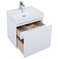 Товар: Тумба с раковиной Aquanet Йорк 60 подвесная Белый глянец арт-212591 - фото 3 Тумба с раковиной Aquanet Йорк 60 подвесная Белый глянец арт-212591 — фото 3, Тумбы с раковиной