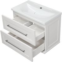 Тумба с раковиной Misty Марта 70 подвесная Белая арт-УТ000013429 — фото 4, Тумбы с раковиной