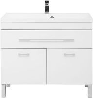 Тумба с раковиной Aquanet Верона 100 Белая арт-213034 — фото 2, Тумбы с раковиной