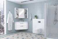 Товар: Зеркальный шкаф Aquaton Кантара 42 угловой Дуб полярный арт-1A205702ANW70 - фото 7 Зеркальный шкаф Aquaton Кантара 42 угловой Дуб полярный арт-1A205702ANW70 — фото 7, Зеркальные шкафы в ванную