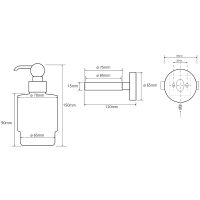 Дозатор для жидкого мыла Bemeta Retro bronze Бронза арт-144109107 — фото 2, Дозаторы