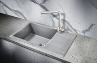 Товар: Кухонная мойка Milacio Navarra 78 Cuarzo Серый металлик арт-MC.77053 - фото 2 Кухонная мойка Milacio Navarra 78 Cuarzo Серый металлик арт-MC.77053 — фото 2, Кухонные мойки