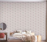 Обои Yien Feerie Винил на флизелине (1,06*10) Розовый/Голубой, Цветы арт-3503-1 — фото 4, Обои для стен