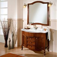 Зеркало Cezares Paolina 100 Ciliegio Anticato арт-PA-DUE/03.02 — фото 2, Зеркала в ванную комнату