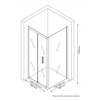 Товар: Душевой уголок Berges Legos LS-4 100х80 профиль Хром стекло прозрачное арт-061057 - фото 3 Душевой уголок Berges Legos LS-4 100х80 профиль Хром стекло прозрачное арт-061057 — фото 3, Прямоугольные душевые уголки