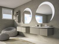 Тумба Cezares Avril 100 подвесная Grigio Talpa арт-54406 — фото 2, Комоды и тумбы для ванной комнаты