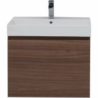 Тумба с раковиной Aquanet Нью-Йорк 70 подвесная Орех арт-213935 — фото 1, Тумбы с раковиной