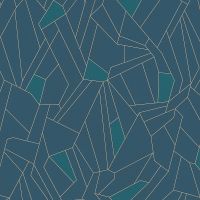 Обои AS Creation New Life Винил на флизелине (0,53*10,05) Синий, Геометрия арт-37677-2 — фото 1, Обои для стен