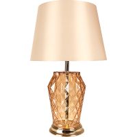 Настольная лампа Artelamp Murano Бежевая Золото Прозрачная арт-A4029LT-1GO — фото 1, Настольные лампы