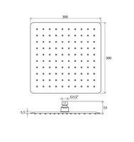 Верхний душ Ravak Chrome Slim 982.00 Хром арт-X07P016 — фото 4, Верхние души