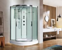 Душевая кабина WeltWasser WW500 Emmer 12015 120x120 профиль Хром стекло прозрачное арт-10000003287 — фото 2, Душевые кабины