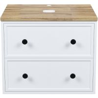 Тумба под раковину Iddis Torr 60 подвесная Белая матовая арт-TOR60WBi95K — фото 1, Тумбы под раковину