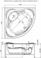 Товар: Акриловая ванна Aquanet Malta New 150x150 без гидромассажа арт-205410 - фото 5 Акриловая ванна Aquanet Malta New 150x150 без гидромассажа арт-205410 — фото 5, Акриловые ванны