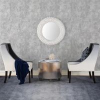 Обои Bruno Zoff Silver Фольга на флизелине (1,06*10,05) Серый, Штукатурка арт-60119-3 — фото 2, Обои для стен