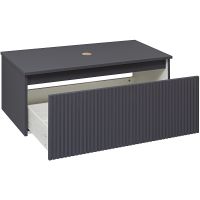 Тумба под раковину Aqua de Marco Monaco 90 подвесная Графит арт-2090GRMON — фото 5, Тумбы под раковину