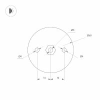 Потолочный светильник Arlight Picaso Золото арт-037346(1) — фото 3, Накладные светильники