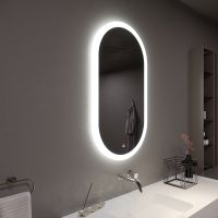 Зеркало Aqua de Marco Fly 55 с подсветкой с сенсорным выключателем арт-Fly55/100 — фото 5, Зеркала в ванную комнату