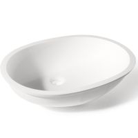 Раковина Montebianco Pietro Due 55 Белая арт-11023 — фото 1, Раковины встраиваемые снизу