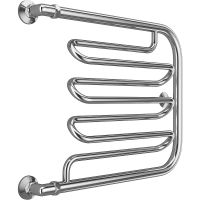 Водяной полотенцесушитель Terminus Фокстрот-Лиана (1) 500x600 Хром, боковое подключение, G 1" НР арт-4620768880988 — фото 1, Водяные полотенцесушители