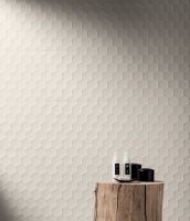 Керамическая плитка Marca Corona 4D Diamond White Matt Rett настенная 40х80 см арт-УТ-00000910 — фото 2, Керамическая плитка