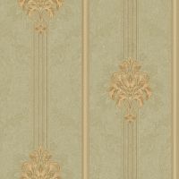 Обои Bernardo Bartalucci Gabriella Винил на флизелине (1,06*10,05) Зеленый, Полоса арт-84139-5 — фото 1, Обои для стен