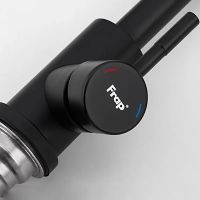 Смеситель для кухни Frap H899 Черный матовый арт-F40899-4 — фото 2, Смесители для кухни
