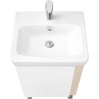 Товар: Тумба под раковину Aquaton Кантри 50 Белая глянцевая Дуб верона арт-1A257801AHB20 - фото 3 Тумба под раковину Aquaton Кантри 50 Белая глянцевая Дуб верона арт-1A257801AHB20 — фото 3, Тумбы под раковину