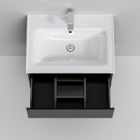 Тумба под раковину AM.PM X-Joy 65 подвесная Черная матовая арт-M85AFHX0652BM — фото 5, Тумбы под раковину
