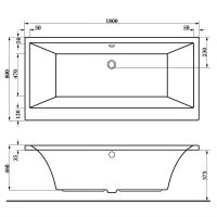Товар: Акриловая ванна Berges Tari 180x80 без гидромассажа арт-050031 - фото 13 Акриловая ванна Berges Tari 180x80 без гидромассажа арт-050031 — фото 13, Акриловые ванны