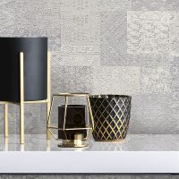 Обои Emiliana Parati Tesori dOriente Винил на флизелине (1,06*10,05) Серый, Пэчворк/Орнамент арт-97206 — фото 2, Обои для стен