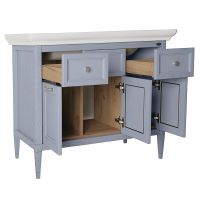 Тумба под раковину ASB-Woodline Гранда 105 Grigio арт-11486 — фото 2, Тумбы под раковину