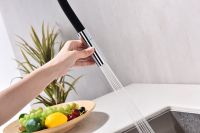 Смеситель для кухни Paulmark Tornado Хром Черный арт-To213402-CR — фото 7, Смесители для кухни