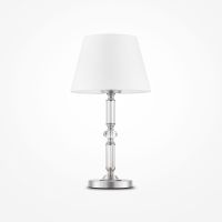 Товар: Настольная лампа Maytoni Neoclassic Riverside Белая Хром Прозрачная арт-MOD018TL-01CH - фото 3 Настольная лампа Maytoni Neoclassic Riverside Белая Хром Прозрачная арт-MOD018TL-01CH — фото 3, Настольные лампы