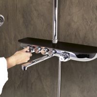 Товар: Душевая система Rav Slezak Murray Хром Черный арт-MU253.5/4KC - фото 2 Душевая система Rav Slezak Murray Хром Черный арт-MU253.5/4KC — фото 2, Душевые стойки