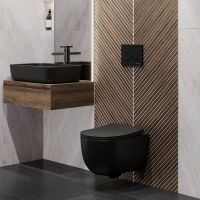 Инсталляция Berges Novum 525 для унитаза с Черной Soft Touch клавишей смыва арт-040265 — фото 7, Инсталляции для унитазов