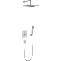 Душевая система Jacob Delafon Modulo с термостатом Хром арт-E30757-CP — фото 1, Встраиваемые душевые комплекты