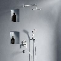 Душевая система Damixa Apollo Хром арт-947510000 — фото 6, Встраиваемые душевые комплекты